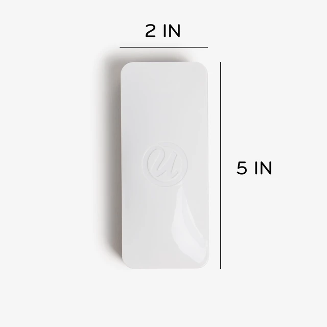 Alt view image 5 of 5 - U Brands Magnetic Dry Erase Board Felt Eraser, 2"x5"x1", White, Lightweight Modern Design