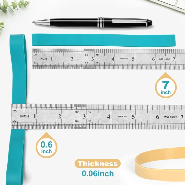 Alt view image 2 of 6 - 36Pcs Large Rubber Bands Heavy Duty, Size#107, Thick
