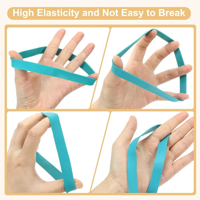 Alt view image 4 of 6 - 36Pcs Large Rubber Bands Heavy Duty, Size#107, Thick