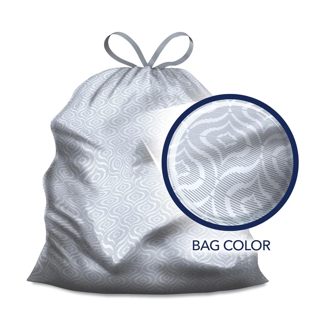 Alt view image 3 of 6 - Color Scents 13 Gallon Kitchen Trash Bags Drawstring 20 Count Simply Clean