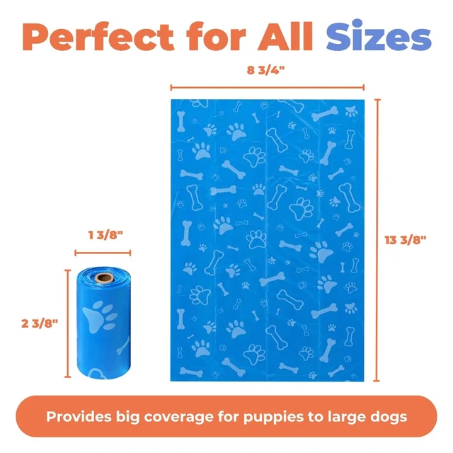 Alt view image 2 of 6 - Best Pet Supplies Poop Bags for Dogs - Assorted Colors, 150 Count