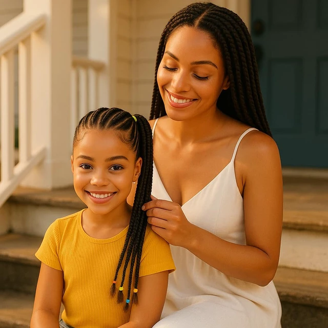Alt view image 3 of 7 - 300 Black Hair Ties - Small Strong Rubber Bands for Thick, Curly & Afro Hair, Braids, Ponytails & Protective Styles - No Breakage Hair Elastics bands for Women & Girls - MAADALI
