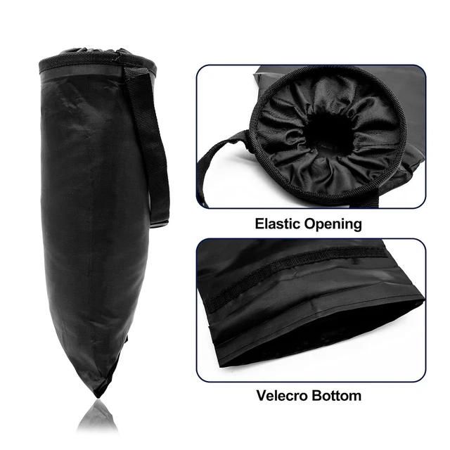 Alt view image 5 of 6 - 2Pcs Hanging Car Trash Bag Washable Reusable Car Garbage Can for Travel