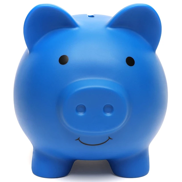 Alt view image 4 of 7 - XDRELEC Piggy Bank for Kids Unbreakable Plastic Money Bank Dark Blue