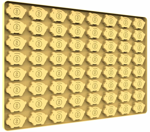 Main image of Adorable Piggy Bank Silicone Molds