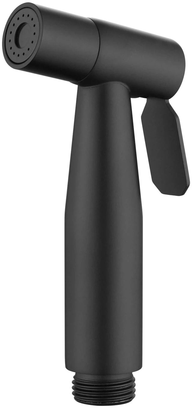 Main image of Matte Black Bidet Sprayer Head Only, Stainless Steel Handheld Toilet Sprayer Replacement with G1/2 Connector, Adjustable Pressure for Cloth Diaper, Pet Shower, Bathroom Cleaning