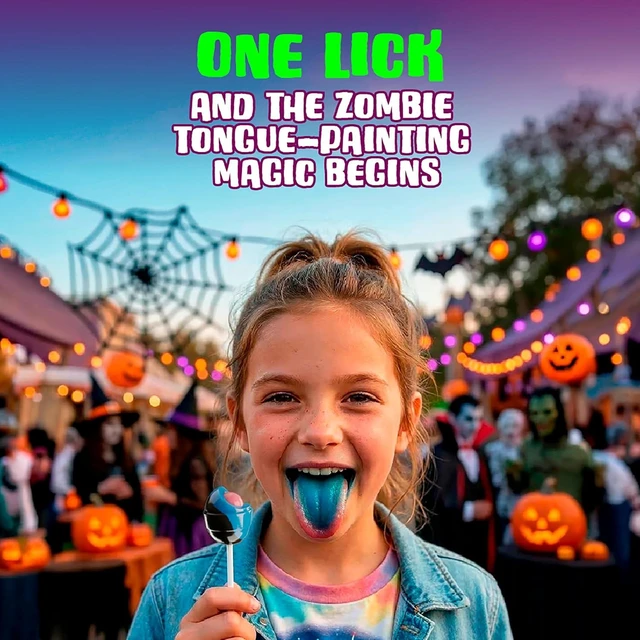Alt view image 6 of 6 - Colombina Bon Bon Bum Halloween Lollipops, Hard Candy, Bubble Gum, 24 Count