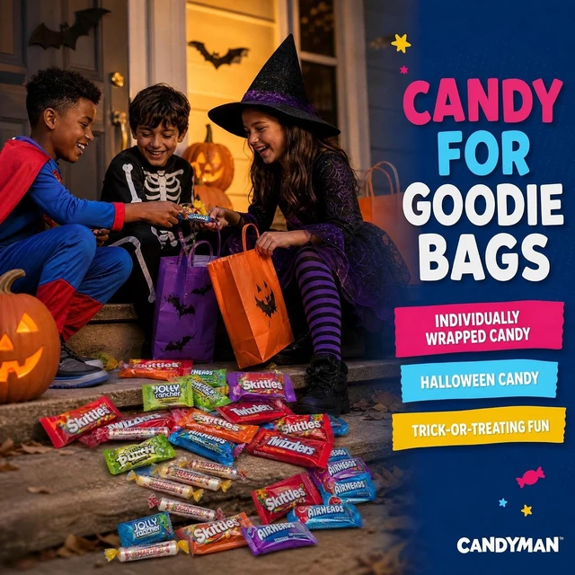 Alt view image 4 of 7 - CANDYMAN Assorted Candy Variety Pack, 1 lb, Individually Wrapped Bulk Candy