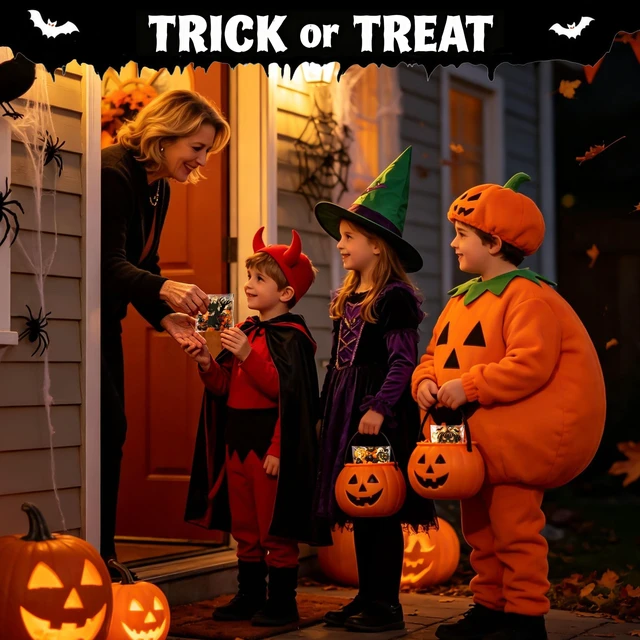 Alt view image 5 of 7 - Self Adhesive Halloween Cookie Bags - 100 PCS Clear Treat and Candy Bags for Kids Trick or Treating, 4×4 Inch Small Cellophane Goodie Gift Bag Bulk for Halloween Party Favors Supplies in 4 Designs