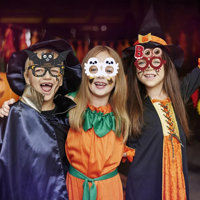 Alt view image 5 of 6 - Halloween Party Favors - 12 PCS Paper Eyeglasses | Womens Halloween Costumes 2026 - Halloween Shirts Pajamas Sweatshirts - Trick or Treat Decorations Accessories Gifts Dress Makeup for Adults Girls