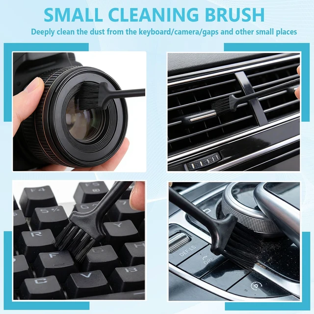 Alt view image 5 of 6 - 18PCS Crevice Cleaning Brush Hard Bristle Scrub Brushes for Gaps with Box