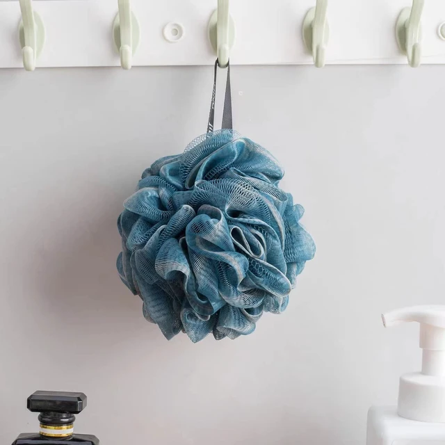 Alt view image 4 of 5 - Darkblue Bath Shower Loofah Sponge,Men Women Bathing Accessories 60g