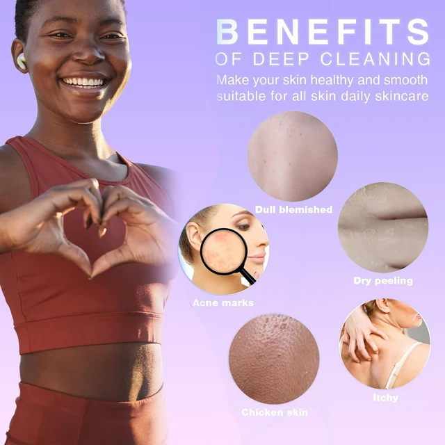 Alt view image 4 of 6 - 3 Pieces African Bath Sponge African Net Long Net Bath Sponge Transform Your Shower Routine with African Bath Sponges for Exfoliated, Silky Smooth Skin (Pink,Yellow,Purple)