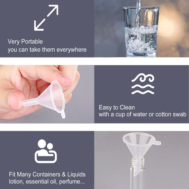 Alt view image 4 of 7 - Avenoir Refillable Funnels for Lotion & Shampoo, 3 Colors