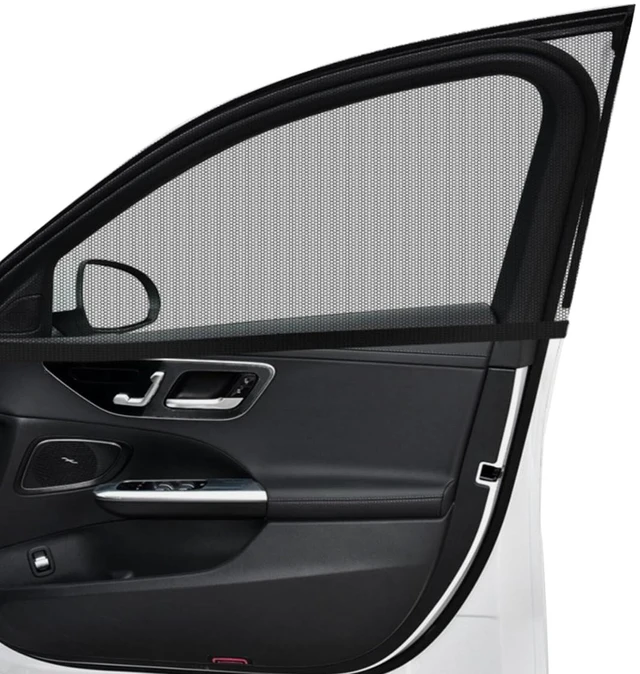 Main image of Ziciner Car Window Shade, 2 Pcs Auto Side Front Window Sun Shades, Heat Block and UV Rays Protection, Breathable Mesh Privacy Protection Curtain, Universal Fit Most Car (Car Front Seat 2Pcs 16"×23")