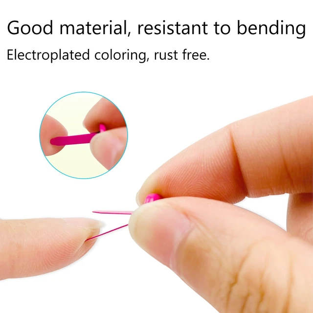 Alt view image 5 of 5 - 100 PCS Brass Paper Fasteners Metal Brass Fasteners, Mini Brads for Paper Crafts DIY Pins for Crafts (Multicolor)