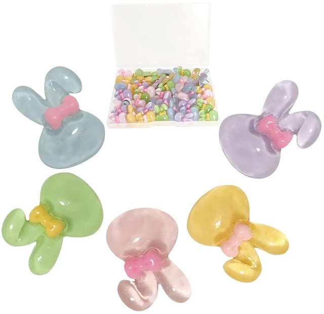Main image of 50 PCS Cute Rabbit Push Pins,Animals Push Pins, Fun Thumbtack, Decorative Thumb Tacks for Bulletin Board Cork Board, Reusable&Cute Wall Decor.