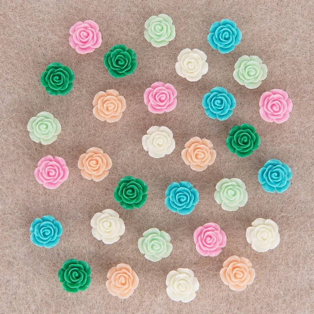 Alt view image 6 of 7 - Cuttte 30pcs Decorative Flower Push Pins for Bulletin Board with Case