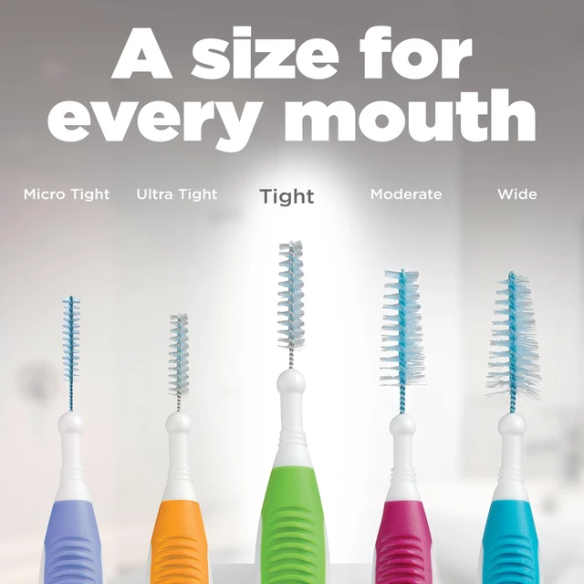 Alt view image 2 of 6 - GUM Proxabrush Go-Betweens Tight Interdental Brushes, 10 Count