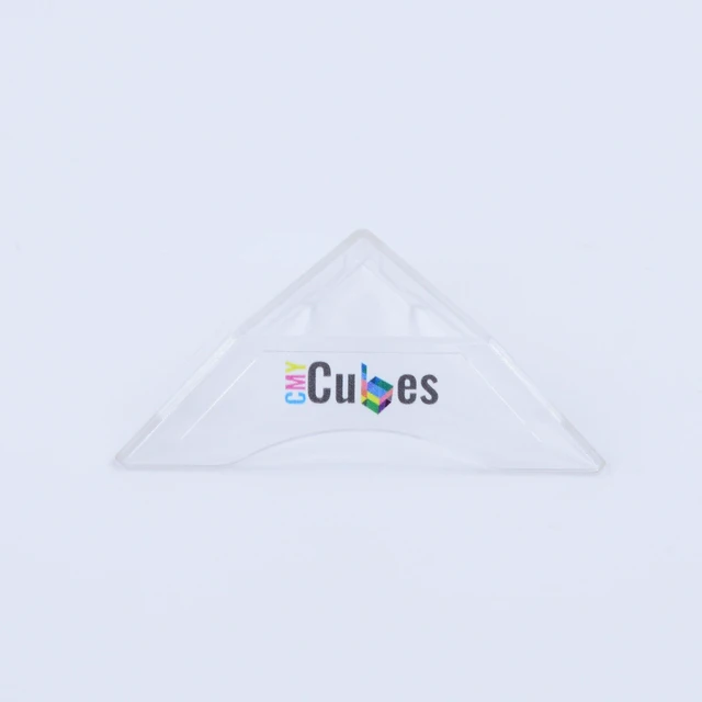 Main image of CMY Cubes Crystal Clear Display Stand - Cube Stand Pedestal for Displaying, Exploring & Showcasing Your Prism Cube Holder & Storage Stand