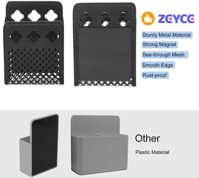 Alt view image 3 of 6 - Magnetic Pen Holder, Mesh Metal Strong Magnet Dry Erase Marker Holder