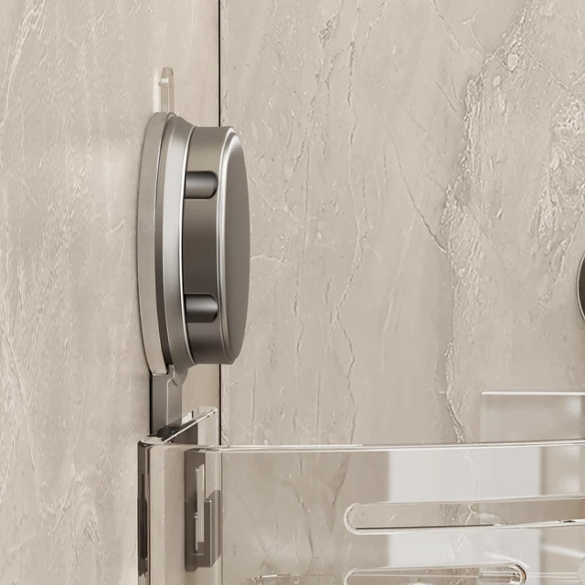 Alt view image 3 of 3 - 2 PCS Suction Cups for Shower Caddy Corner Shower Shelf Corner No Drilling Bathroom Shower Organizer Storage VOLOPNE
