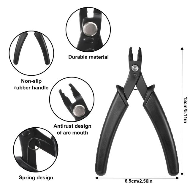 Alt view image 2 of 7 - 1 Pcs Crimping Tool, Crimp Pliers, 5 Inch, for Jewelry Making