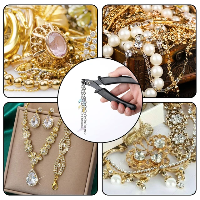 Alt view image 3 of 7 - 1 Pcs Crimping Tool, Crimp Pliers, 5 Inch, for Jewelry Making