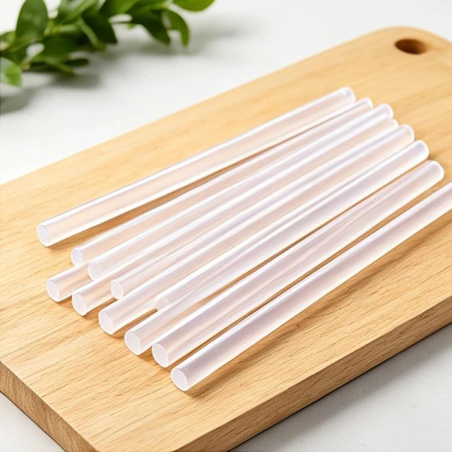 Alt view image 4 of 7 - 50 Pcs Hot Glue Sticks, 4" x 0.27" Mini Size Clear High Temp Glue Sticks for Crafting, DIY and Home Repair Needs