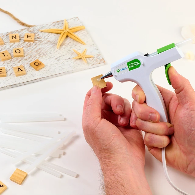 Alt view image 5 of 6 - AdTech Mini Artistick 4" High Performance Stringless Hot Glue Sticks - 30 Sticks, Hi-Temp, Strong Bonding for Crafts, Repairs, and DIY Projects