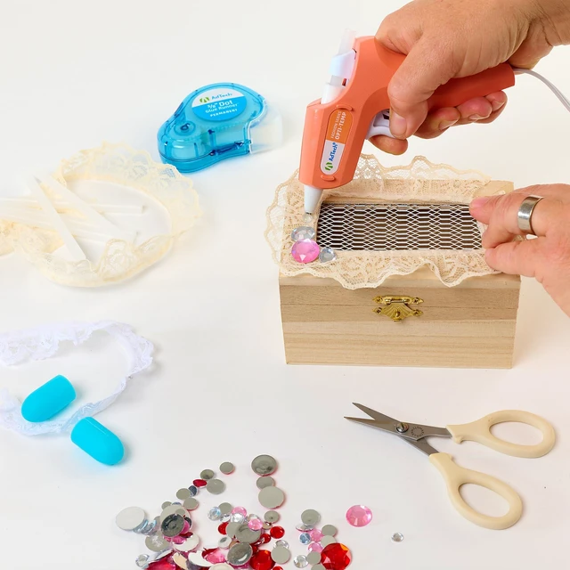 Alt view image 2 of 6 - AdTech Mini Artistick 4" High Performance Stringless Hot Glue Sticks - 30 Sticks, Hi-Temp, Strong Bonding for Crafts, Repairs, and DIY Projects