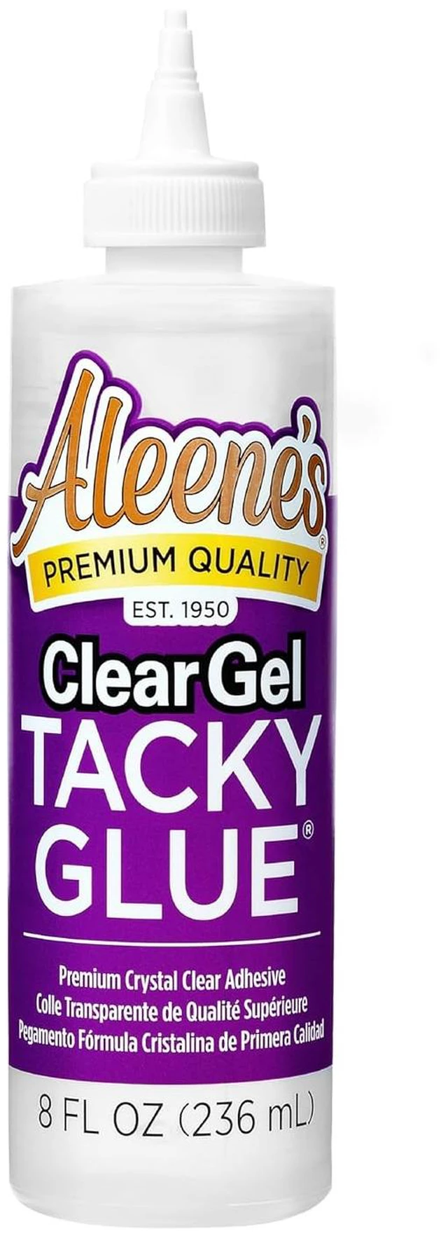 Main image of Aleene's Clear Gel Tacky Glue, Dries Clear, 8 fl oz