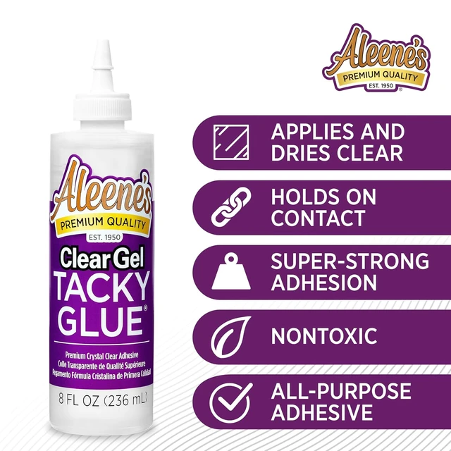 Alt view image 4 of 6 - Aleene's Clear Gel Tacky Glue, Dries Clear, 8 fl oz