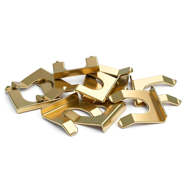 Alt view image 2 of 7 - 10PCS Brake Line Clips, U Shape Metal Brake Line Clips Brake Line Retainer Brake Hose Bracket Replacement Hose Retaining Clip Brake Hose Lock for Cars Trucks Motorcycles