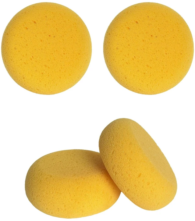 Main image of WAFJAMF 4 Pcs 3 Inch Round Painting Sponge Artist Pottery Clay Art Crafts