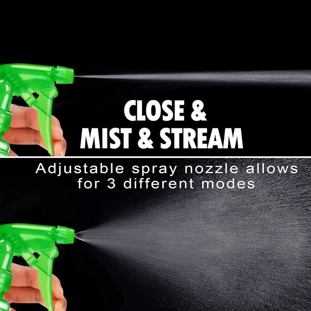 Alt view image 5 of 5 - Spray Bottles - 3 Pack, 16 oz - Mist/Stream Bright Colors for Cleaning