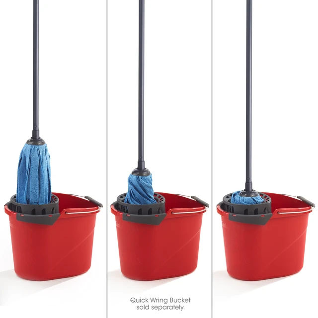 Alt view image 2 of 5 - O-Cedar Microfiber Cloth Mop Refill, Blue
