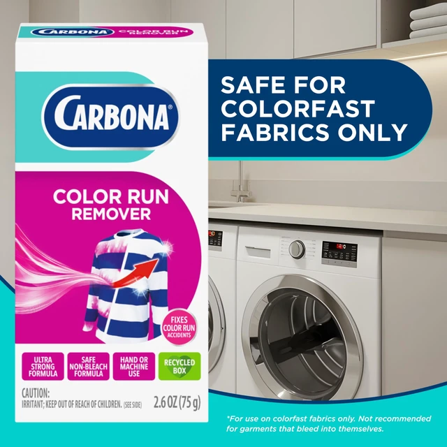 Alt view image 5 of 7 - Carbona Color Run Remover, Laundry Dye Transfer Remover, 2.6 Oz