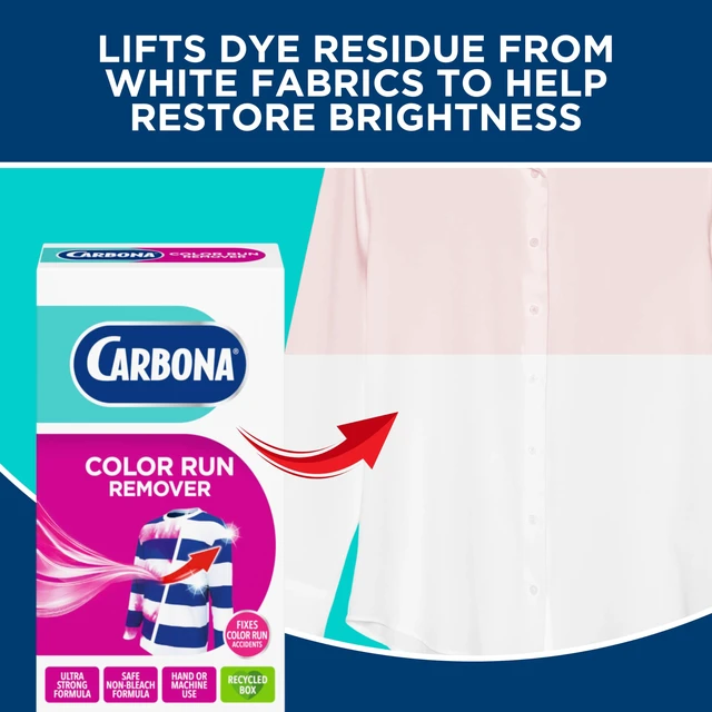 Alt view image 6 of 7 - Carbona Color Run Remover, Laundry Dye Transfer Remover, 2.6 Oz