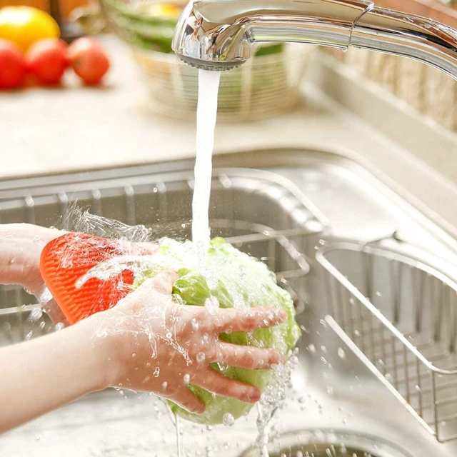 Alt view image 4 of 7 - 3PCS Silicone Dish Sponges, Multi-Purpose Kitchen Gadget Brush