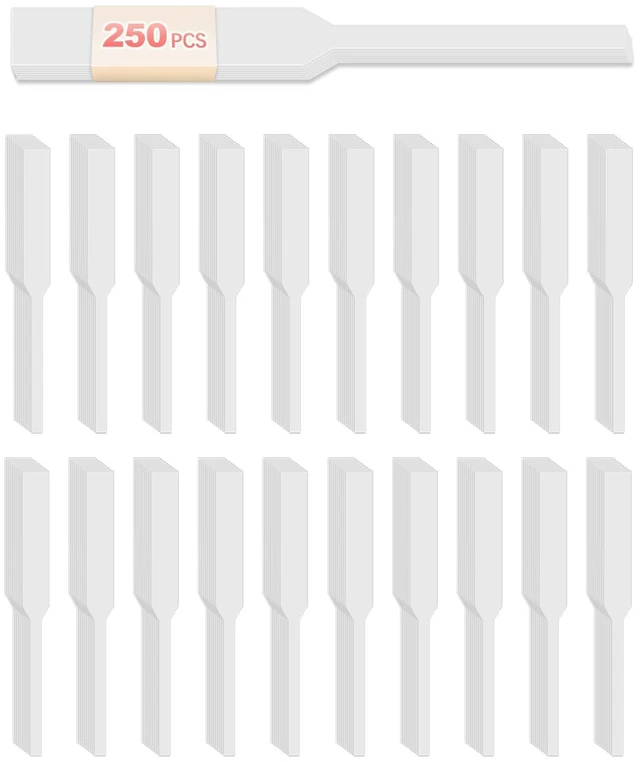 Main image of 250 Pack Perfume Tester Strips, White Fragrance Blotters for Scent Testing