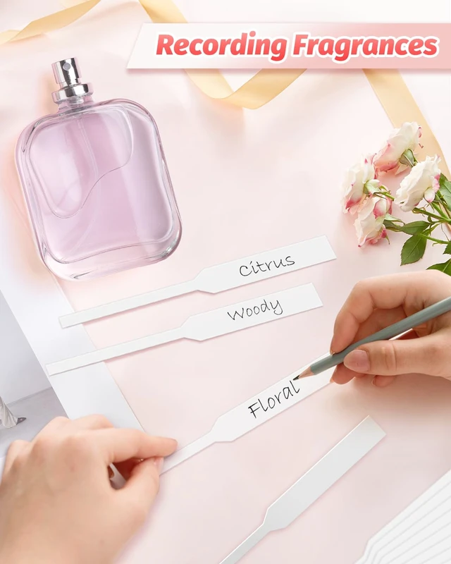 Alt view image 2 of 7 - 250 Pack Perfume Tester Strips, White Fragrance Blotters for Scent Testing