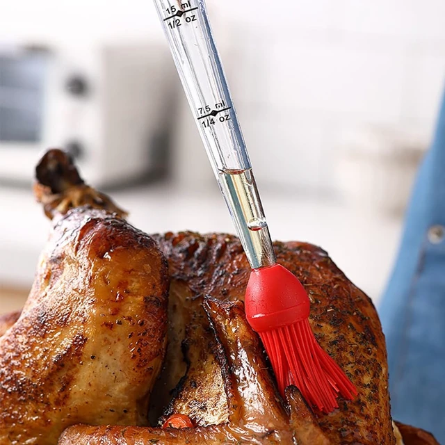 Alt view image 4 of 6 - Mikim Turkey Baster Syringe Large, Long Meat Basters, 3/4 oz, Gift Package