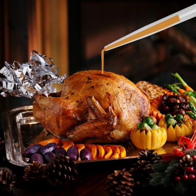 Alt view image 3 of 5 - Premium Turkey Basters for Cooking Baster Syringe for Hot Liquids