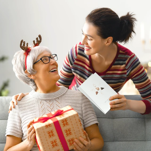 Alt view image 2 of 7 - Beautiful Modern Rustic Christmas Cards Set of 20 - Incl. Bulk Envelopes
