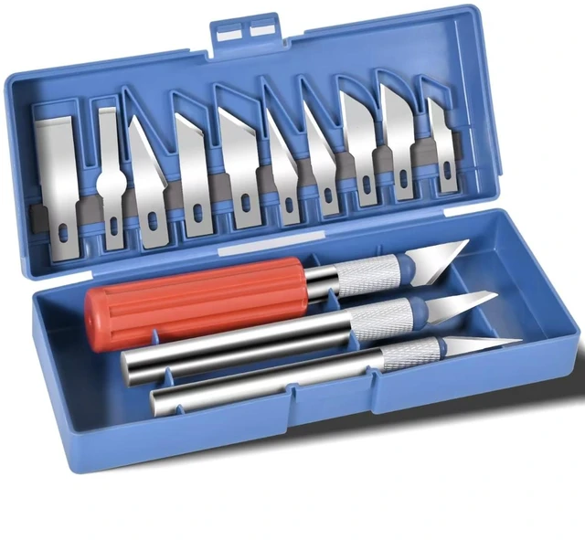 Main image of 13Piece Exacto Knife Set, Precision Craft Kit with Assorted Blades