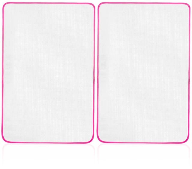 Main image of 2 Pack Pressing Cloth for Ironing,15.7 × 23.6 Inch Mesh Cloth Ironing Pad Ironing Cloth to Protect Clothes, Scorch-Saving Insulation Press Cloth for Ironing (Pink)
