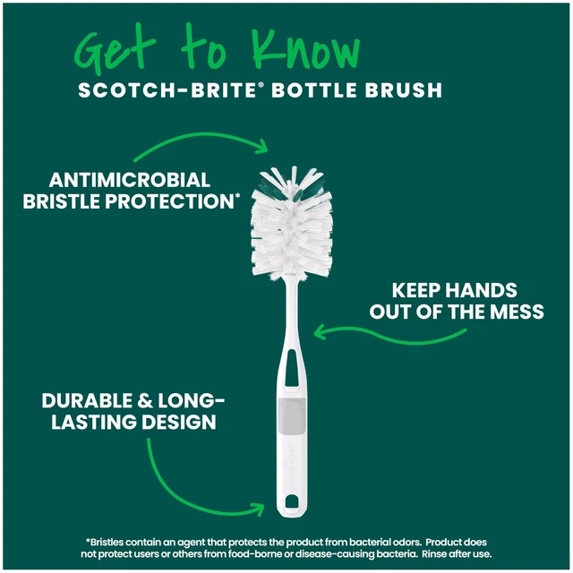 Alt view image 5 of 6 - Scotch-Brite Bottle Brush, 1 Pack