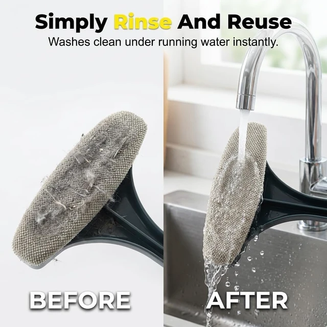 Alt view image 5 of 7 - 2 in 1 Window Screen Cleaning Brush, Mesh Window Screen Cleaner Tool with Squeegee, Multifunctional Screen Cleaner Tool for Patio Door Porch Screens