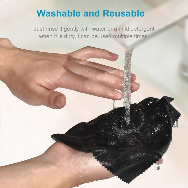 Alt view image 2 of 7 - 8 PCS Eyeglass Microfiber Cleaning Cloth for Glasses, 6 x7 in Cleaner